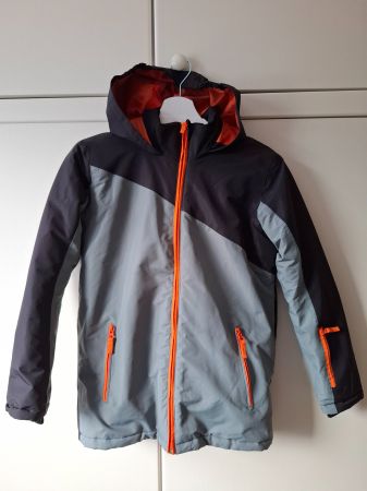 Ski Jacke grün/grau/schwarz Grösse 146/152