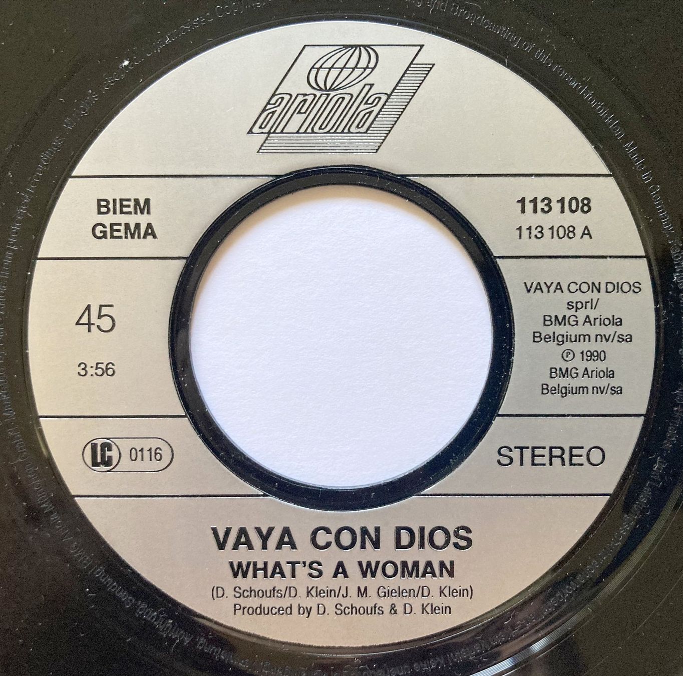 Dischi in vinile: VAYA CON DIOS - WHAT'S A WOMAN – Usato da Bottens venduto da hotter-than-hell 2