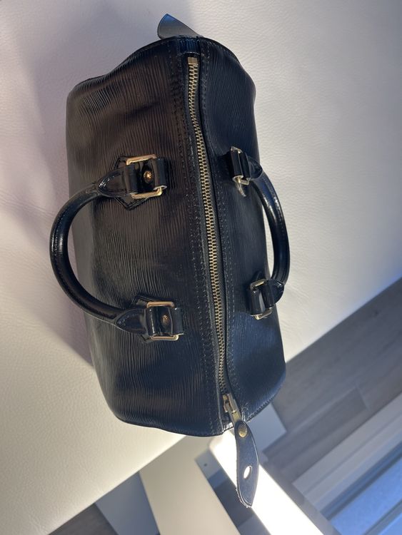 Louis Vuitton Borse da donna: Sac à main Louis Vuitton Speedy 25 cuir épi noir – Usato da Sugiez venduto da Vuitton_for_life 4