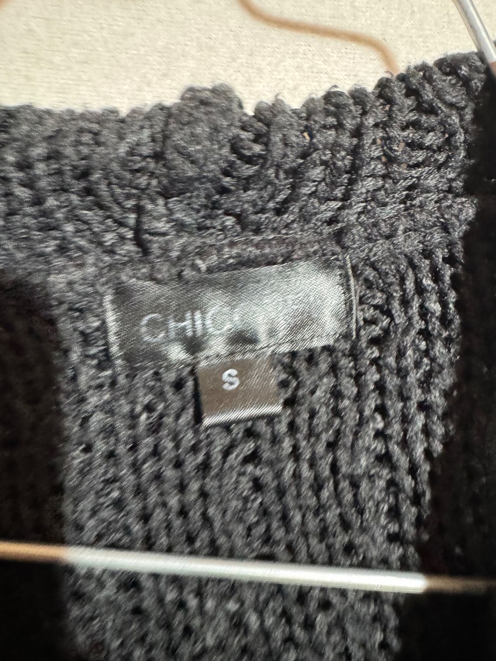 Giacche: Schwarze Strickjacke von Chicoree Gr. S – Usato da Grosswangen venduto da second_hand_dress 2