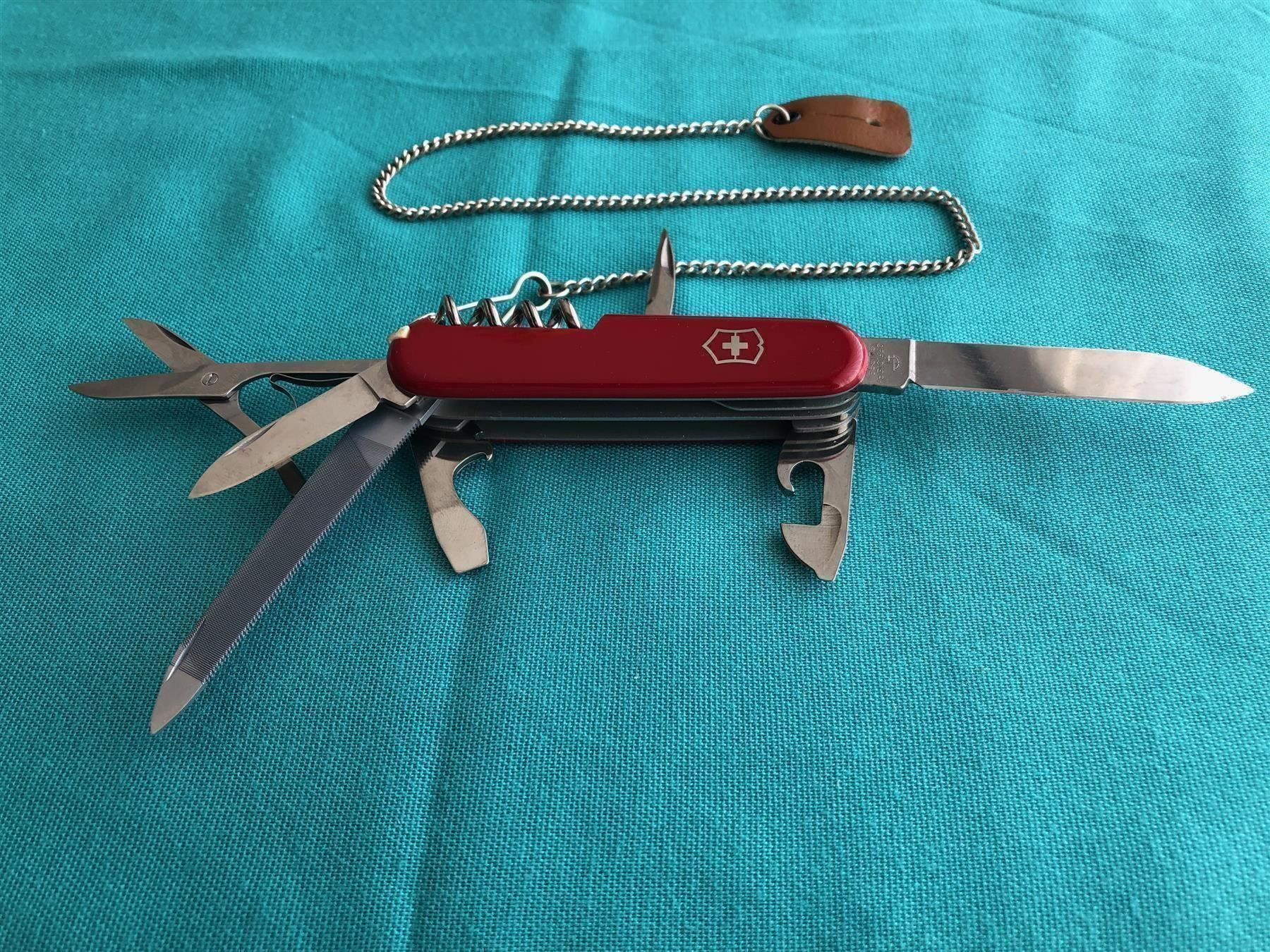 Coltelli tascabile: Schweizer VICTORINOX Armee Messer, Kette – Usato da Steinhausen venduto da Super05 7