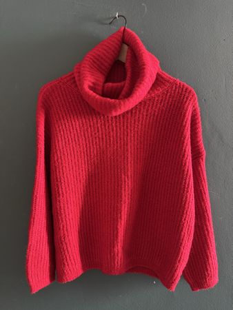 Rollkragenpullover Liviana Conti, IT Gr. 42, mit Mohair