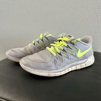 Nike Free 5.0 Laufschuhe, Grau/Gelb, Grösse 36.5