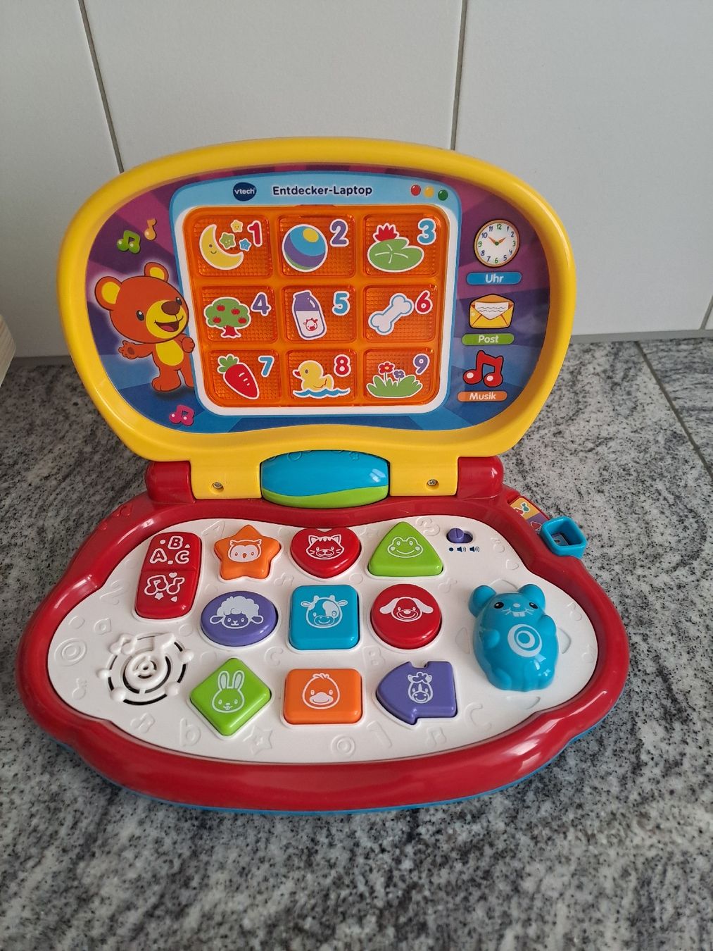 Vtech Giocattoli: Vtech Entdecker-Laptop Lernspielzeug Kinder gebraucht – Usato da Rickenbach LU venduto da bishiida