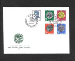 FDC Pro Patria Serie 1962; B108 - B112 ET Bern 1.6.1962
