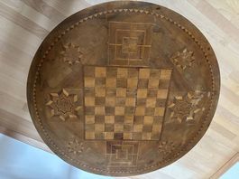 Biedermeier Spieltisch Kirschbaum