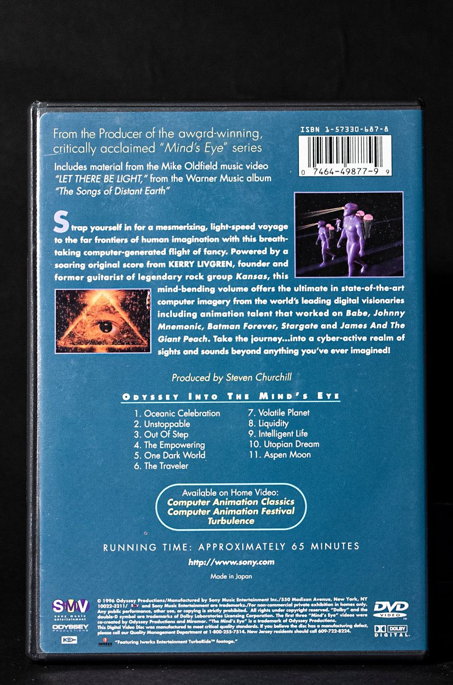 Tutti i DVDs: Odyssey into the Mind's Eye DVD – Usato da Fraubrunnen venduto da waver3d 1