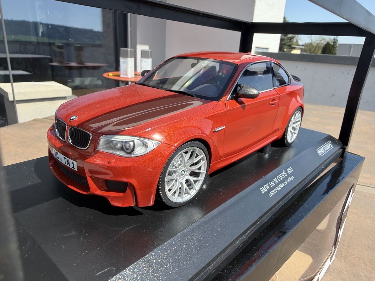 Minichamps Modellini d'auto: BMW 1er M - Minichamps - 1/18 – Nuovo e nell'imballaggio originale da Wolfwil venduto da Rolex1 6