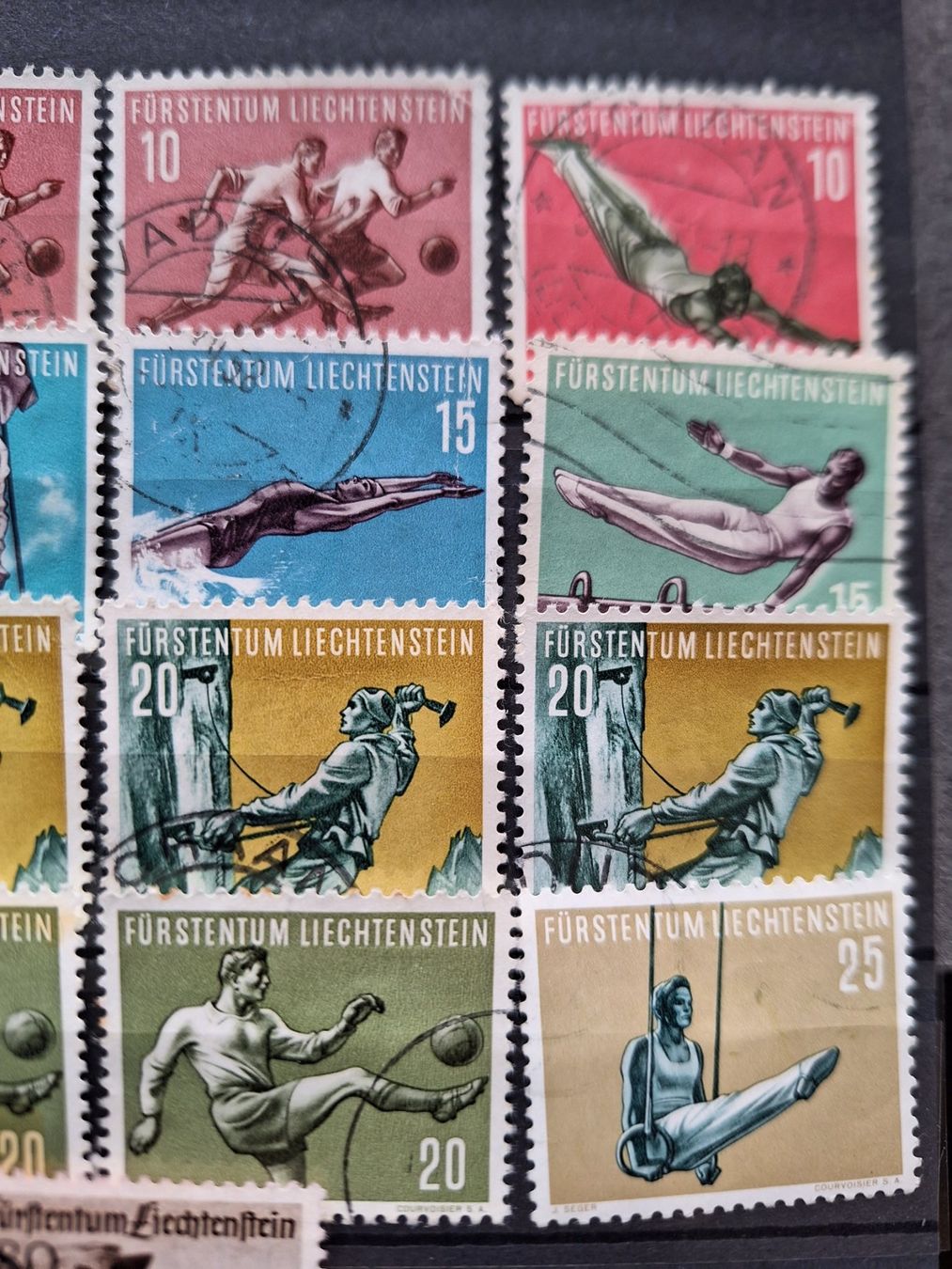 Tutti i francobolli: Sportmarken Liechtenstein – Usato da Balgach venduto da SIMEON27 4