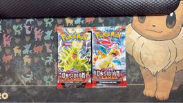 Pokemon 2x Obsidian Flames Booster Pack - Neu & OVP!