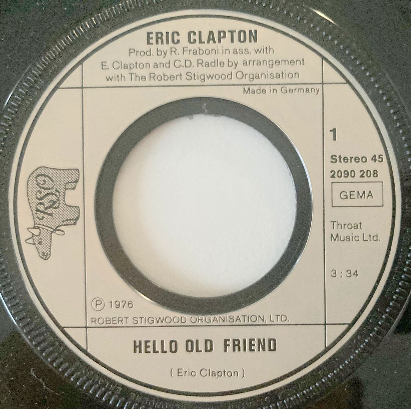 Schallplatten: ERIC CLAPTON - HELLO OLD FRIEND – Gebraucht aus Bottens von hotter-than-hell 2