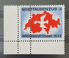 Soldatenmarke Zähnungsabart - Brieftaubenzug 4
