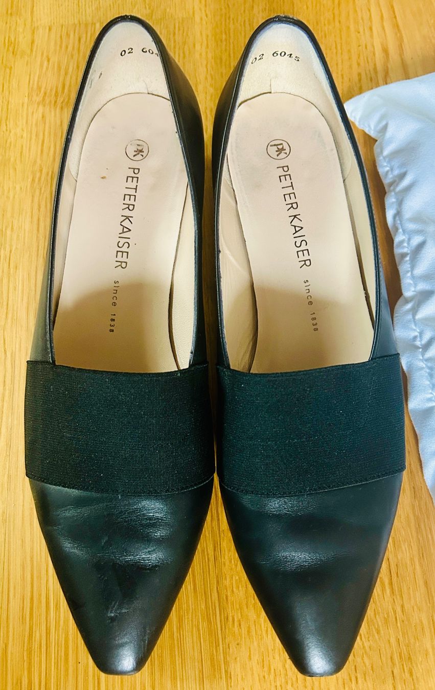 Kaiser Scarpe da donna: Echtleder Slipper, Mokassin, Ballerina, Peter Kaiser, Gr.39 – Usato da Ostermundigen venduto da Chuerbis 3