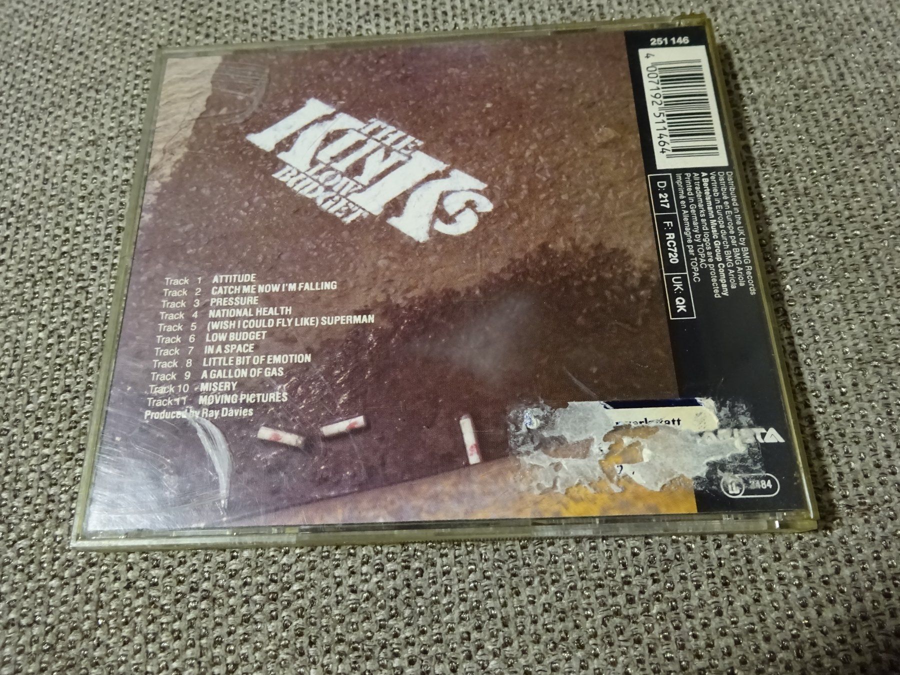 CD: Low Budget/The Kinks – Usato da Rothrist venduto da Mistery1 1