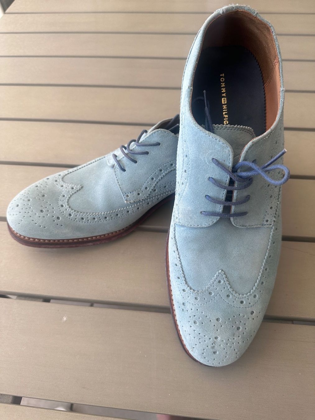 Tommy Hilfiger Chaussures hommes: Thommy Hilfiger - Halbschuhe - Hellbau - 42 – D'occasion à recherswil par Leuenberger_Lohn 6