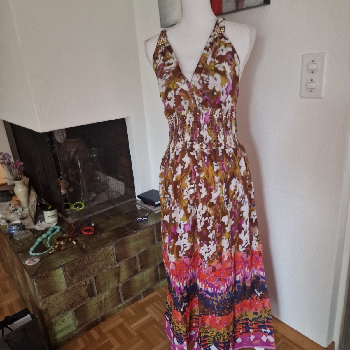 Vestiti: Cameel Sommer Kleid 100% Cotton gr.36 – Usato da St. Gallen venduto da mania03