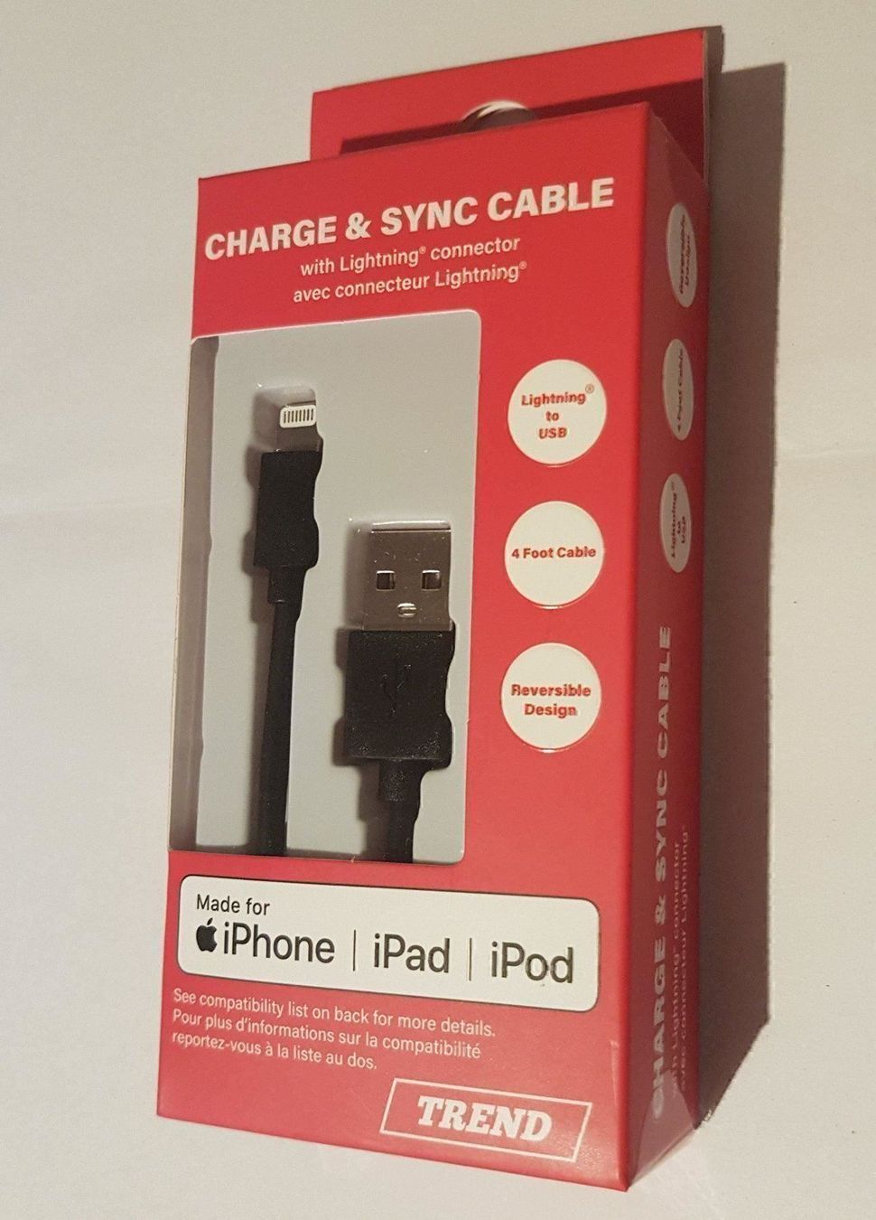 Kabel: Charge & Sync - Cable Lightning USB – Neu und originalverpackt aus Zürich von Avd 1