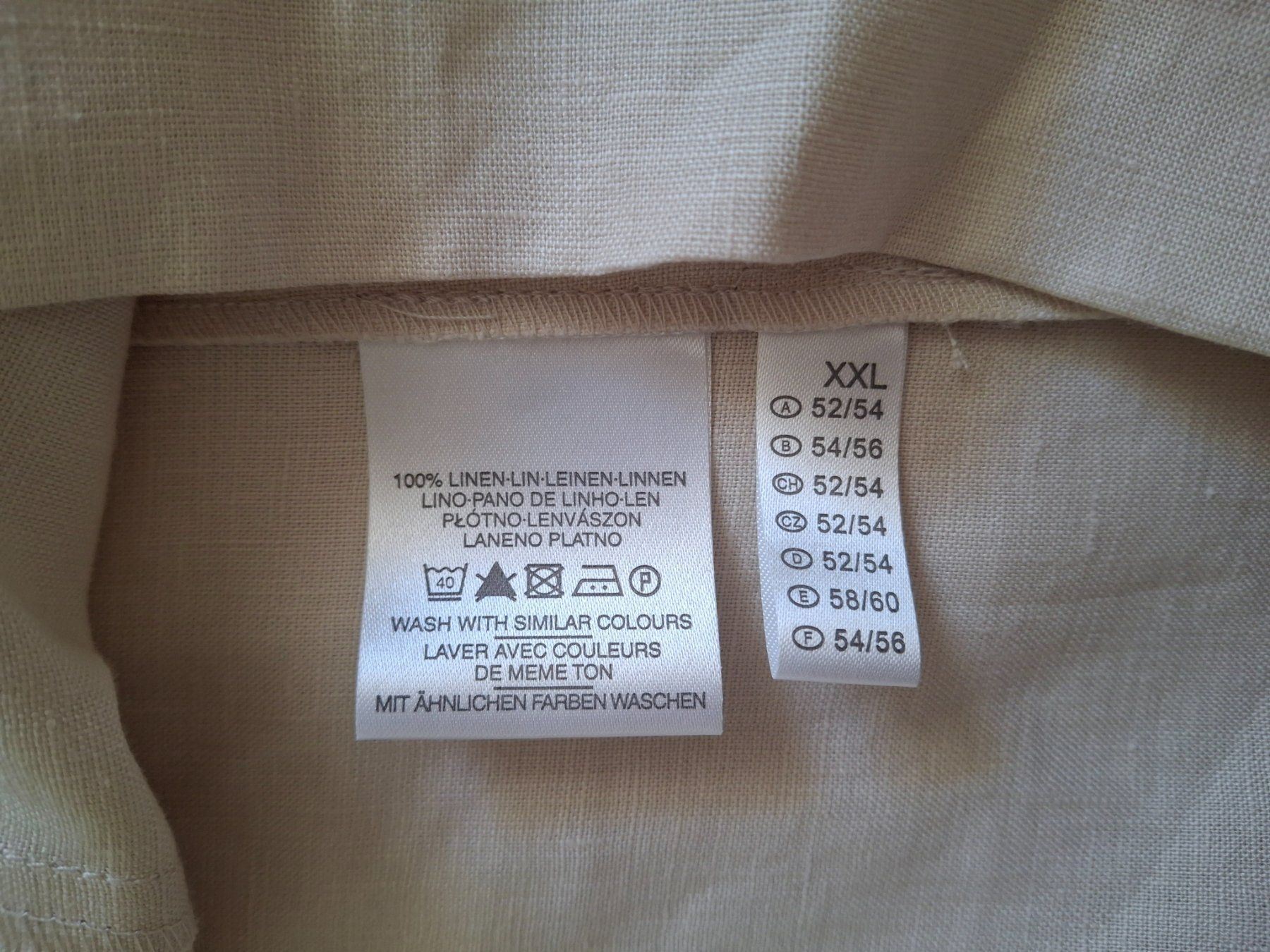 Jacken: Edle Leinen Jacke, beige, Gr. 52/54, C+A – Neu (gemäss Beschreibung) aus WALTERSWIL SO von thb_ybm8 5