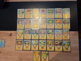 30th anniversary pokemon Pikachu full Set + ETB Promo EN