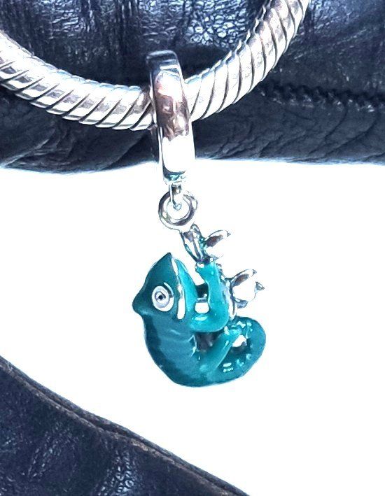 Ciondoli: Charm-Chamäleon, kompatibel mit Pan-do-ra. – Nuovo e nell'imballaggio originale da Lamboing venduto da Qtrica 2