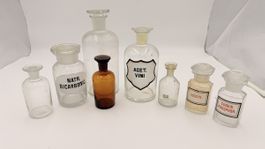 Apothekerflaschen Set  gebraucht