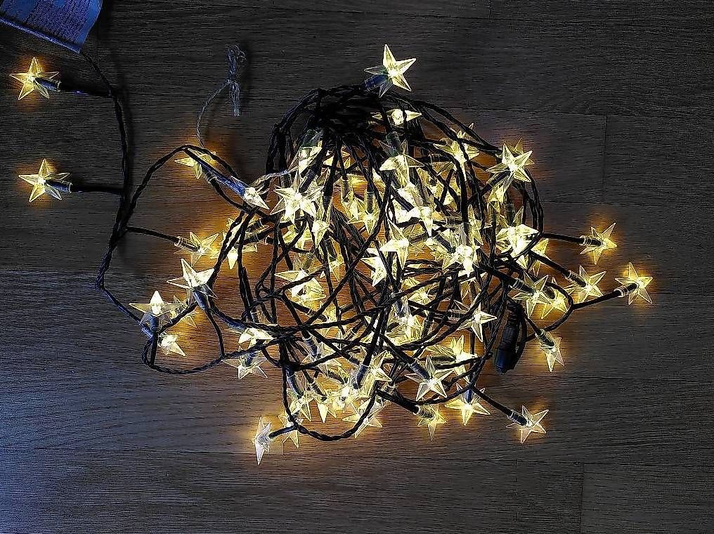 Ghirlande e barre luminose: Lichterkette aus Sternen – Usato da Zürich venduto da Dory12