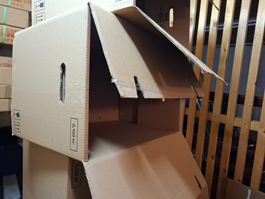 12 Umzugskartons 0,103 m3 gebraucht in gutem Zustand