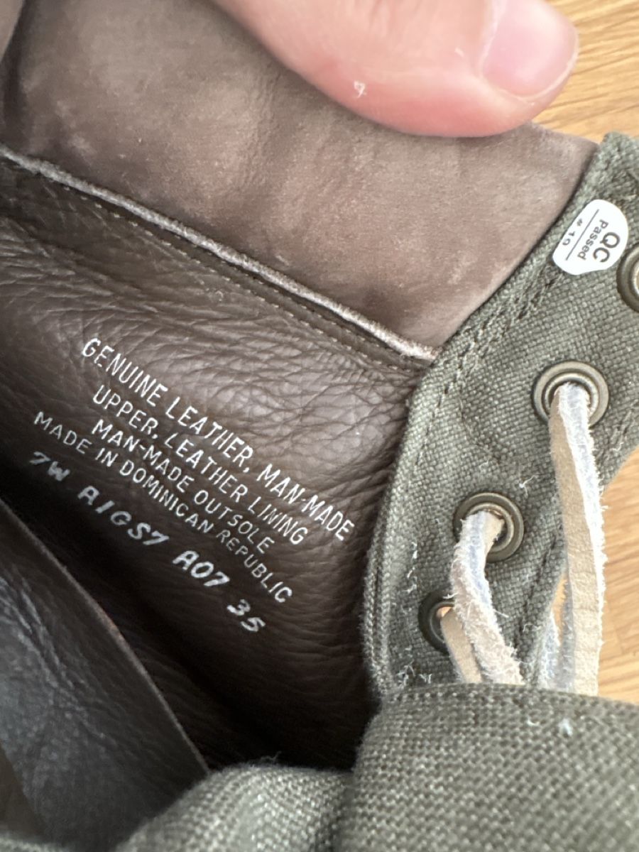 Timberland Scarpe da uomo: Timberland Stiefel Khaki Stoff Gr. 38 – Usato da Zug venduto da Ilkiway 4