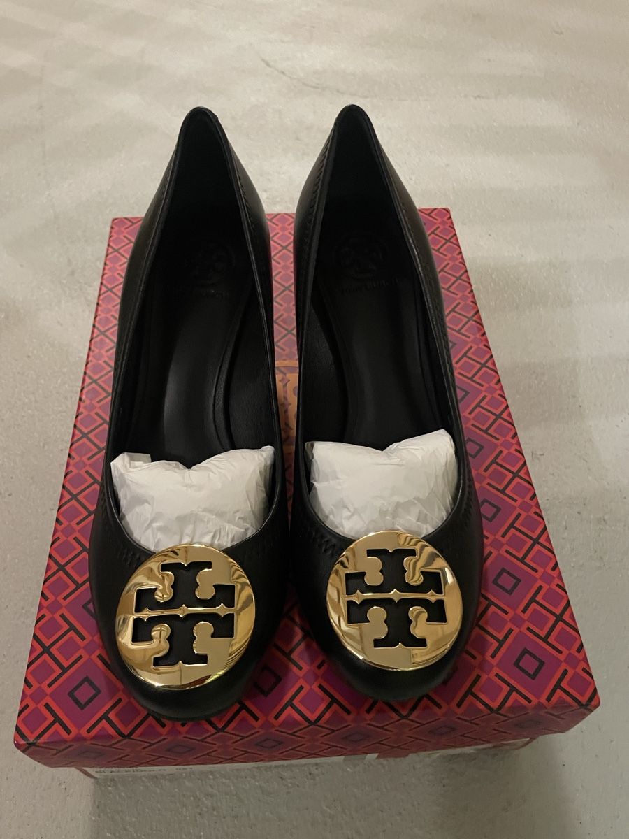 Tory Burch Damenschuhe: Tory Burch Wedges Black Leather US 6 – Neu (gemäss Beschreibung) aus Münsingen von Simged 2
