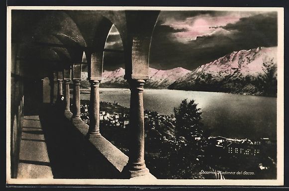 Cartoline postali: AK Locarno, Madonna del Sasso – Usato da Berlin venduto da bartko-reher