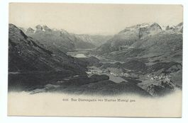 PONTRESINA SAMEDAN Oberengadin von Muottas Muraigl gesehen