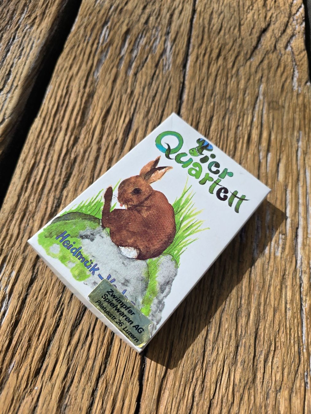 Giochi: Quartett: Kartenspiel Tiere – Usato da Romanshorn venduto da Rachacha