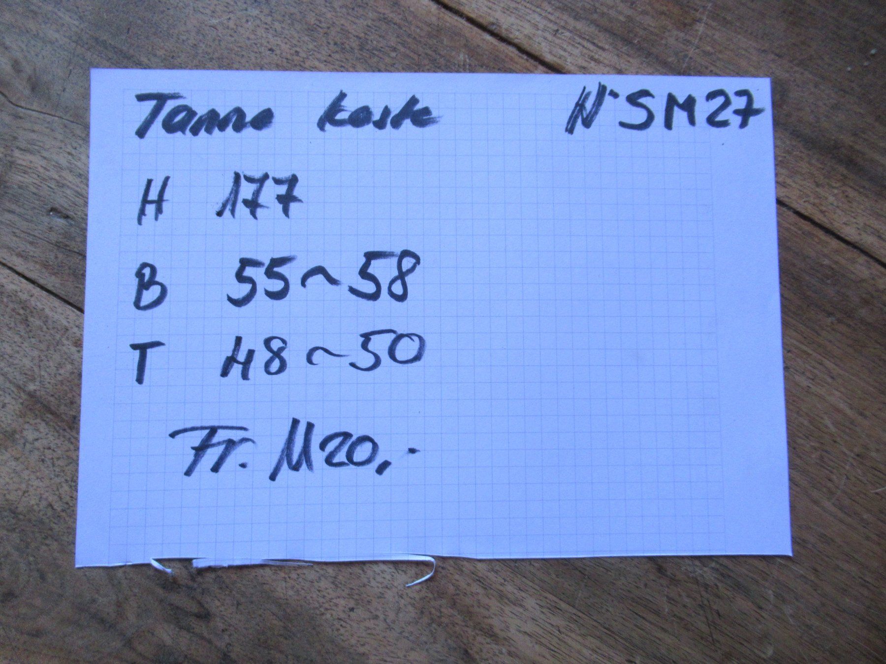 Armadi: Schmaler Schrank (Tanne/177) – Usato da Berg SG venduto da Pizza58 9