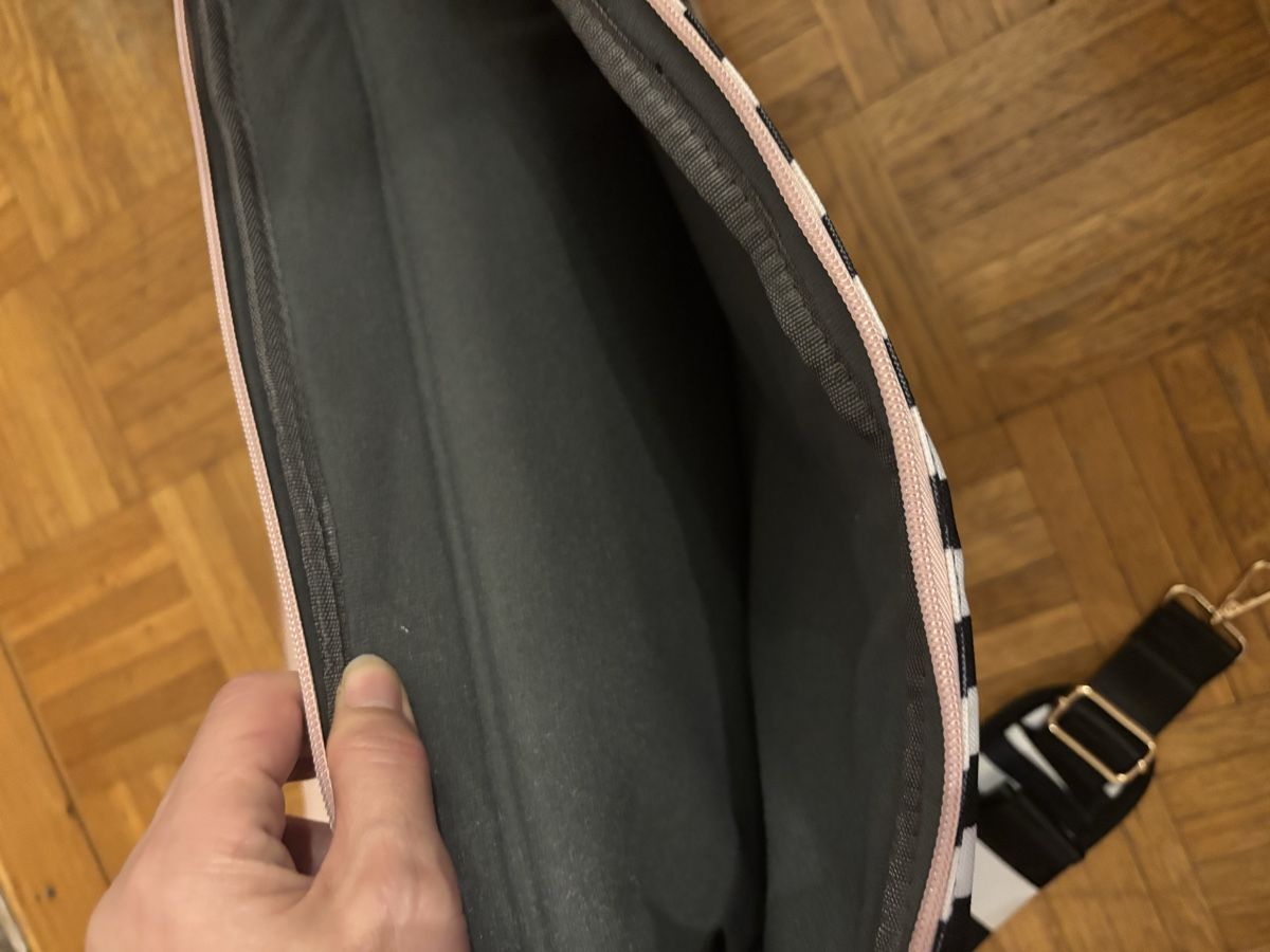 Borse da donna: Laptop Tasche rosa/weiss/schwarz – Nuovo (secondo la descrizione) da Wettingen venduto da Hasta80 3