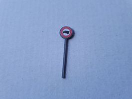Verbot Lastwagen Schild H0