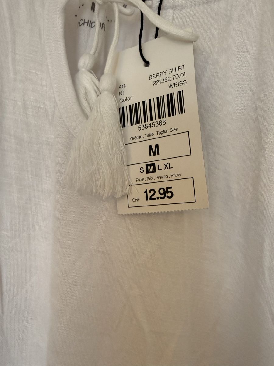 T-shirt: TShirt WEISS Grösse M Neu mit Etikett – Nuovo e nell'imballaggio originale da Belp venduto da Lu96 1