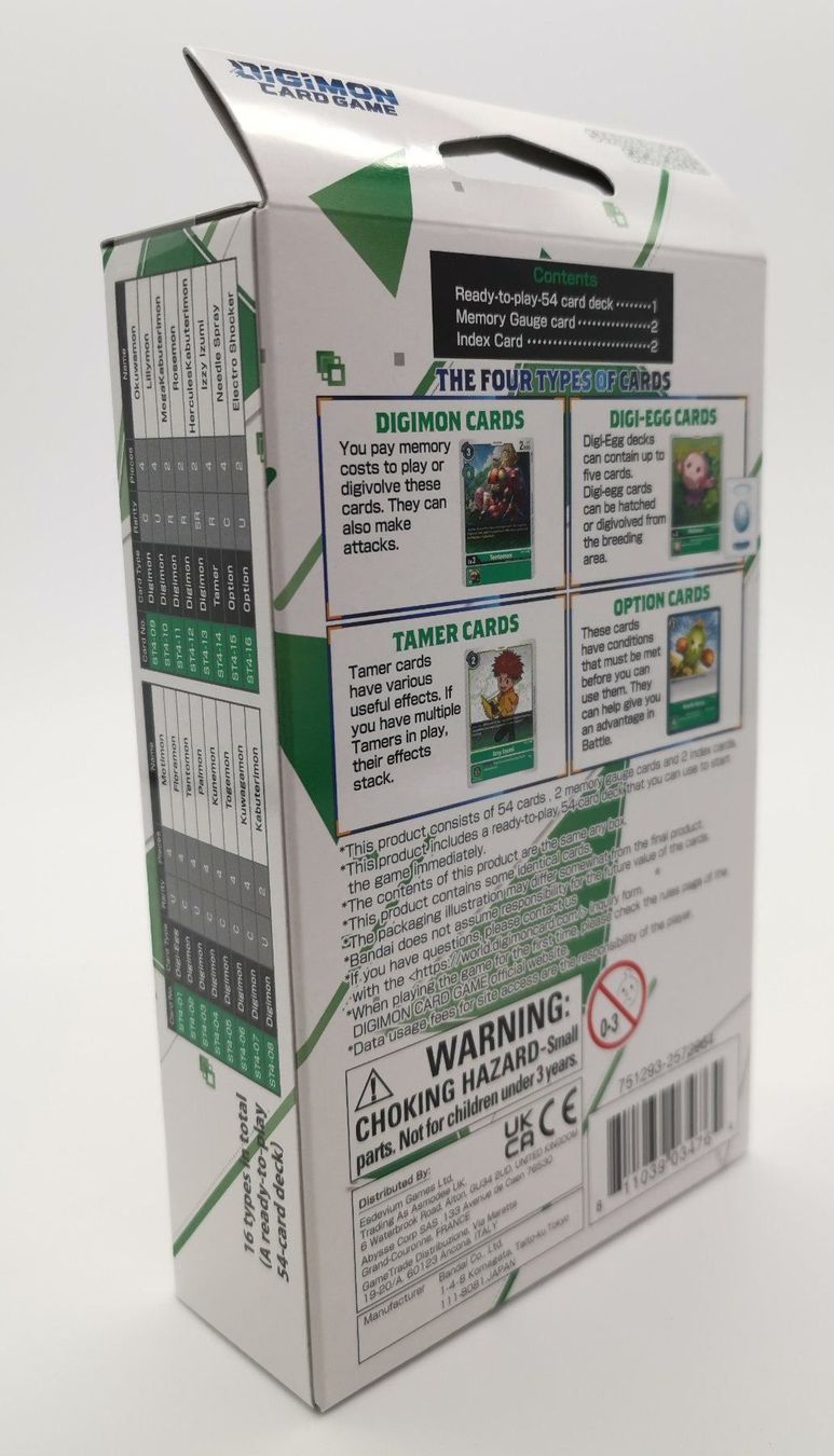 Cartoline: Digimon Starter Deck-Giga Green ST-4 EN – Nuovo e nell'imballaggio originale da Niederglatt ZH venduto da RetroBros 3