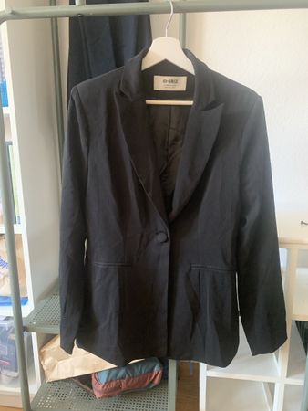 Schwarzer Blazer von 4th & Reckless, Grösse 42 - Neuwertig!