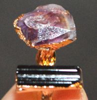 Ring L-7528 – Turmalin & Amethyst – 15,5 Innendurchmesser