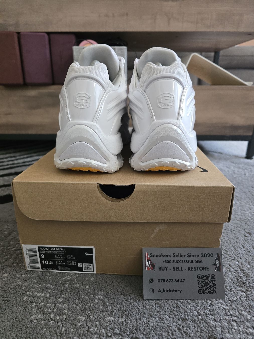 Scarpe da uomo: Nocta hot step 2 White  – Nuovo (secondo la descrizione) da Bôle venduto da A_Kickstory 4