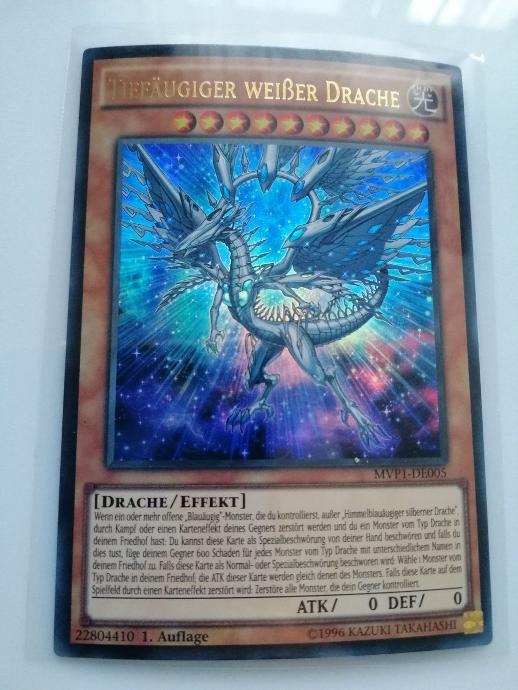 Yugioh Carte collezionabili: Tiefäugiger weisser Drache UR 1.Auflage – Nuovo (secondo la descrizione) da Boswil venduto da ShoppingCenterCity 1