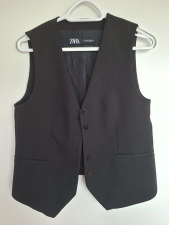 Elegante schwarze Weste von ZARA, Grösse S 
