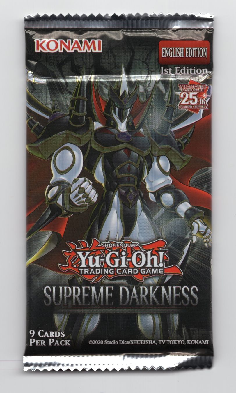 Yugioh Sammelbilder & Trading cards: Supreme Darkness Booster Pack 1st Edition Sealed Englisch – Neu und originalverpackt aus Oberglatt ZH von DSGS37