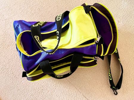 VINTAGE: Sport-/Reisetasche "CAPRICIO AT SPEED", 40x20x25cm