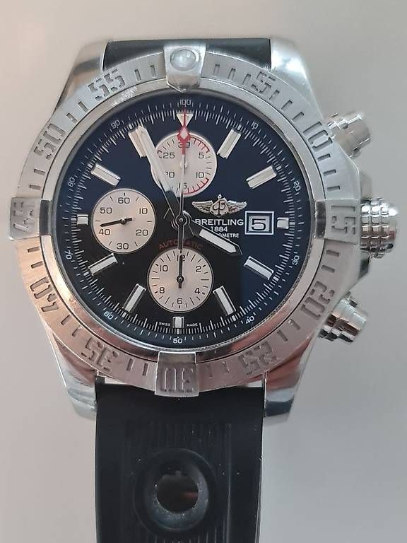 Orologi: Breitling Super Avenger 2, A13371 (Full Set) – Usato da Ittigen venduto da halloamy