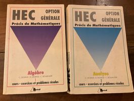 HEC Précis Mathématiques - Algèbre & Analyse - Lot de 2!
