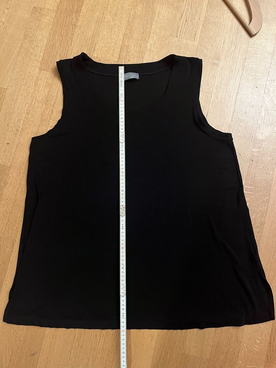 Top: Schwarzes Top von Selection by Ulla Popken , Gr. 46/48 – Nuovo (secondo la descrizione) da Zürich venduto da imelisa