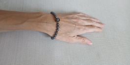 Bracelet antique en pierres Hématite