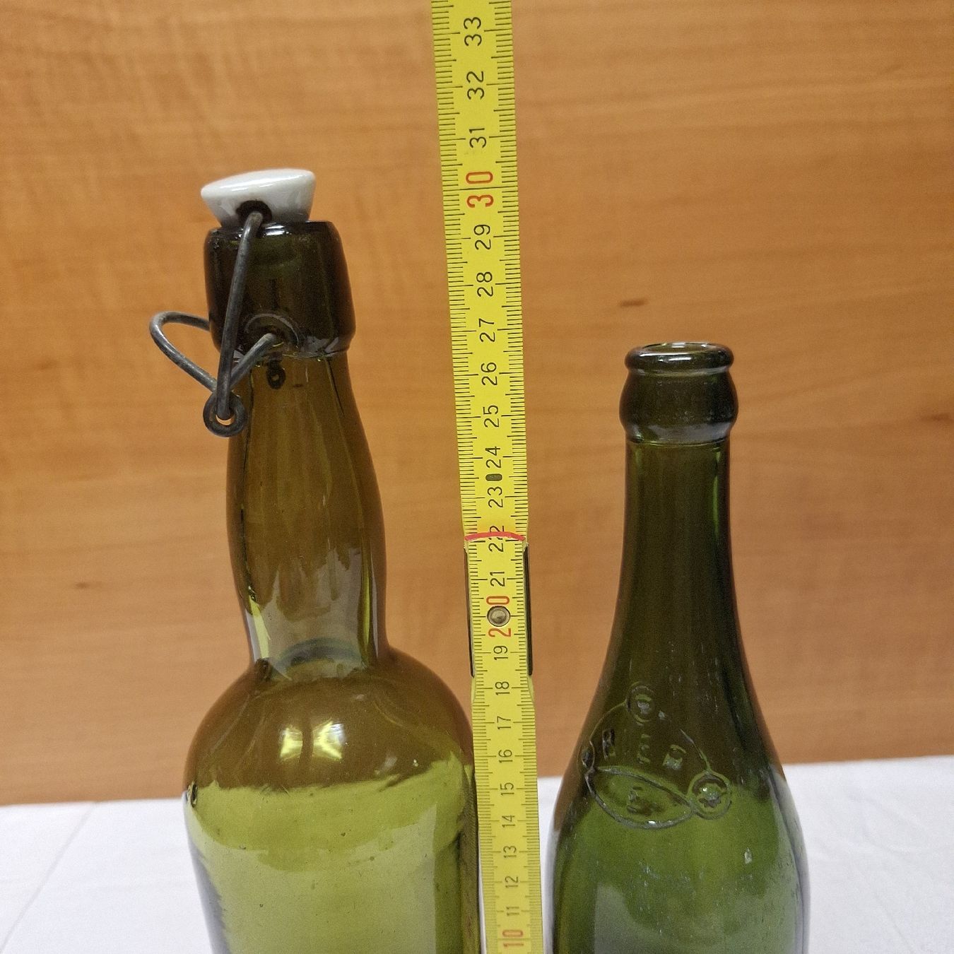 Flaschen: Versand möglich! 2 schöne, alte grüne Bierflaschen – Gebraucht aus Winterthur von Goldpipau 8