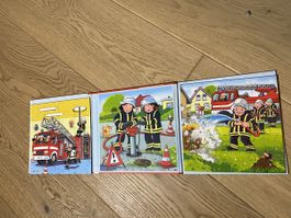 Goki Magnet Puzzlebuch Feuerwehr ab 3 J.